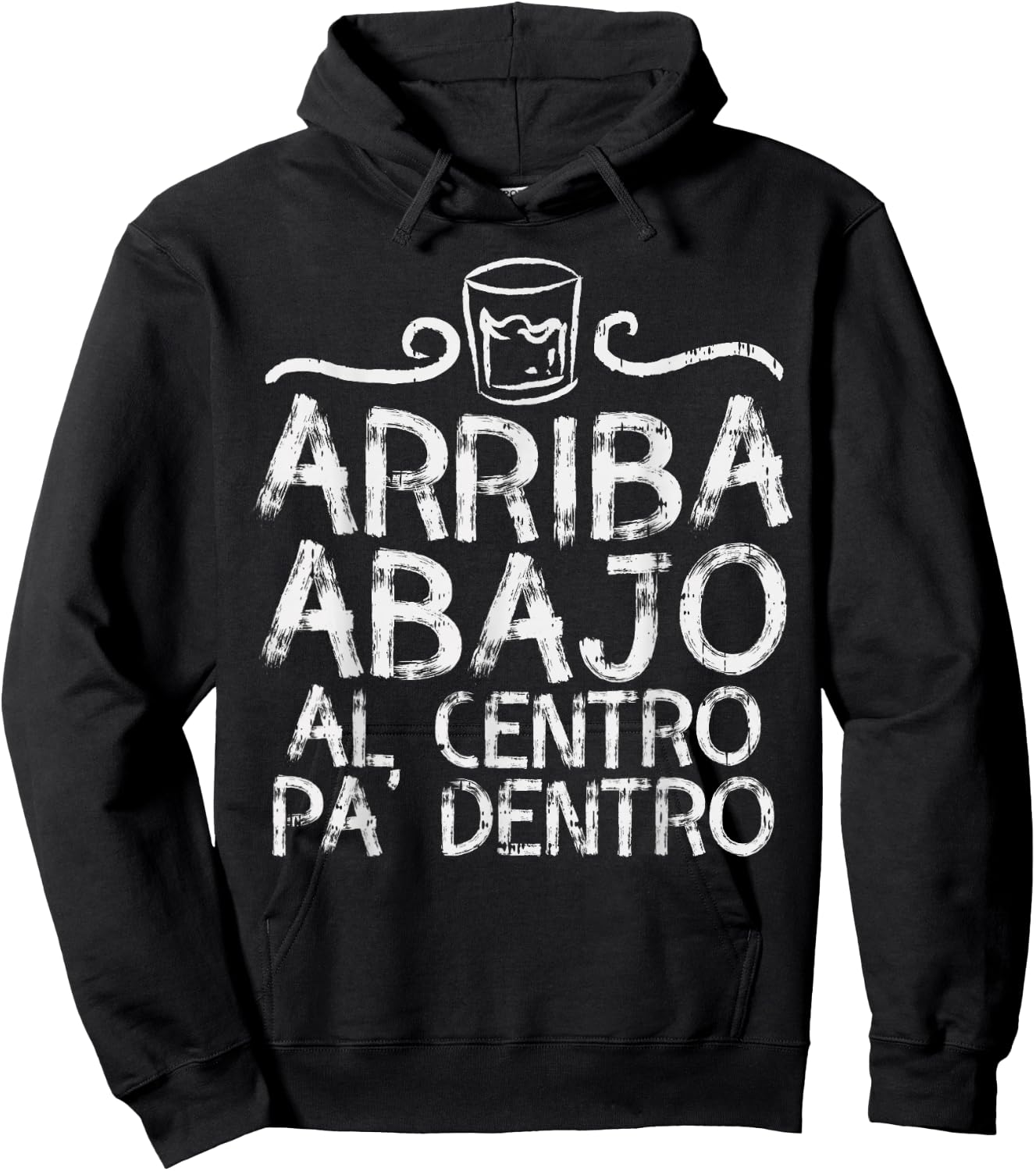 Cinco De Mayo Arriba Abajo Al Centro Pa Dentro Shirt Mexican Hoodie - Hoodie | Black