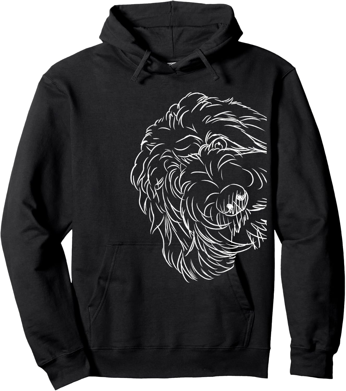 Funny Dog Bernedoodle Hoodie - Hoodie | Black