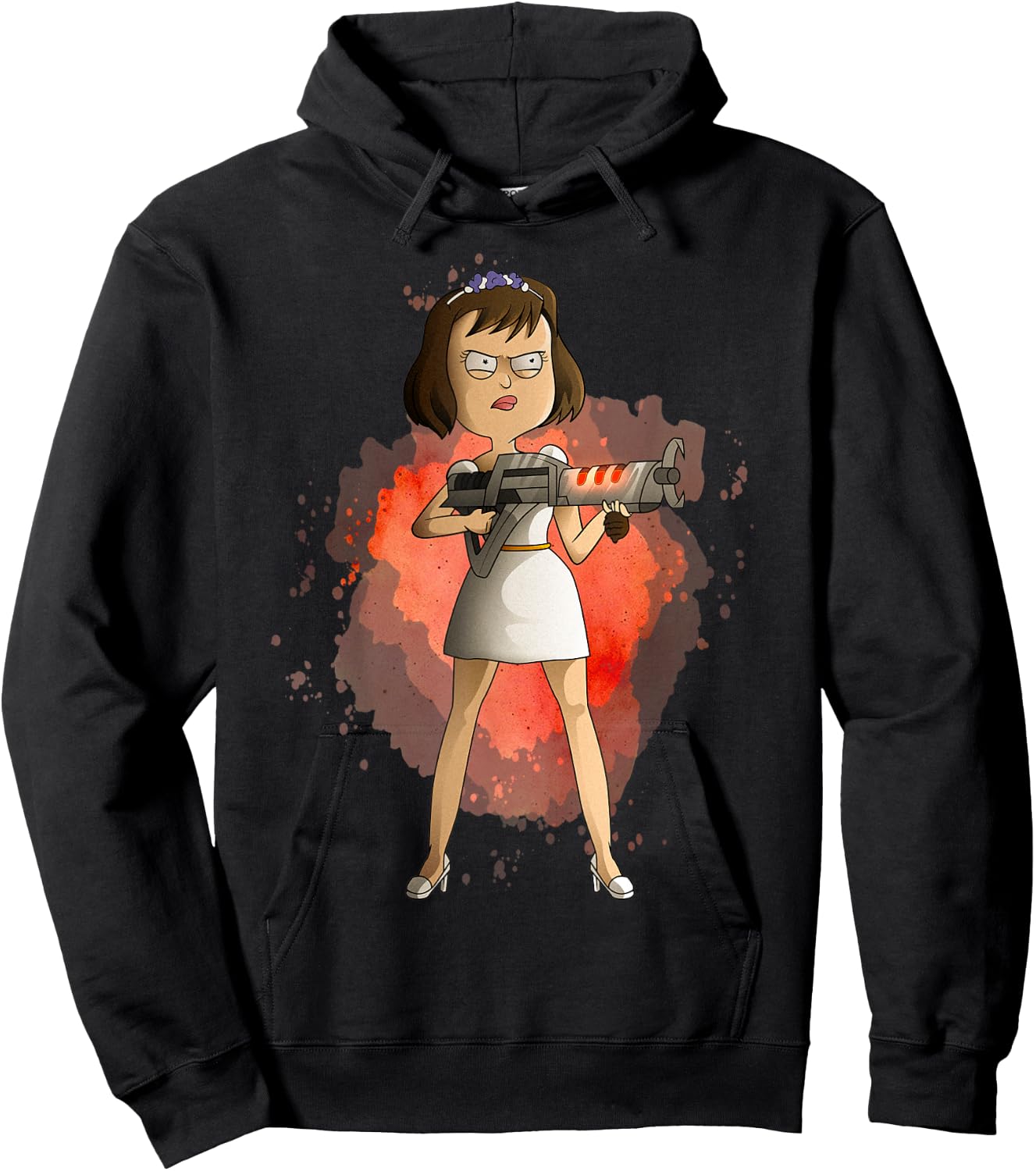 Rick and Morty Shirt Tammy Agent Bride Hoodie - Hoodie | Black