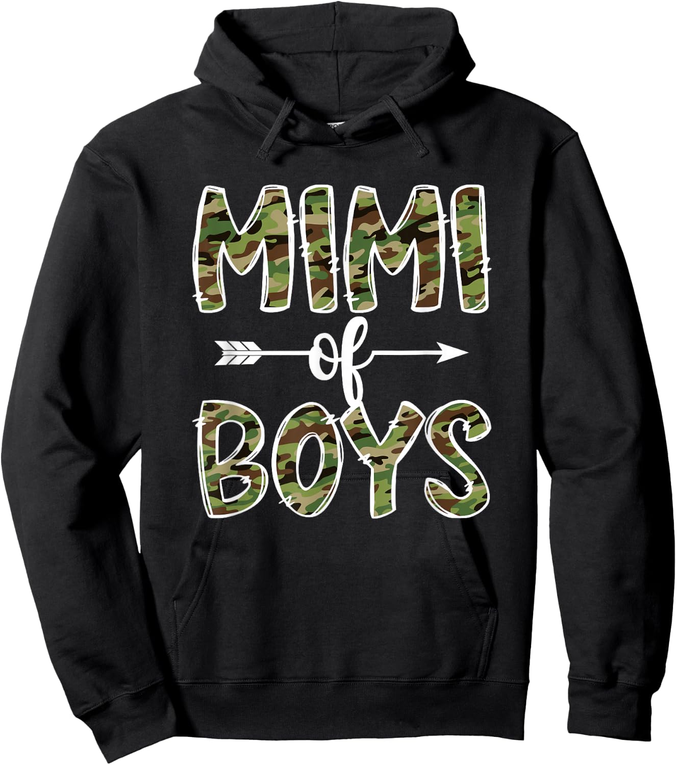 Mimi Of Boys Mimi Grandma Boy Mimi Hoodie - Hoodie | Black