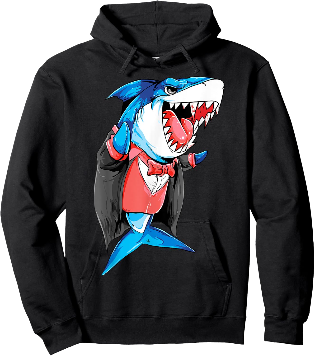 Vampire Shark Dracula Jawsome Halloween Costume Hoodie - Hoodie | Black