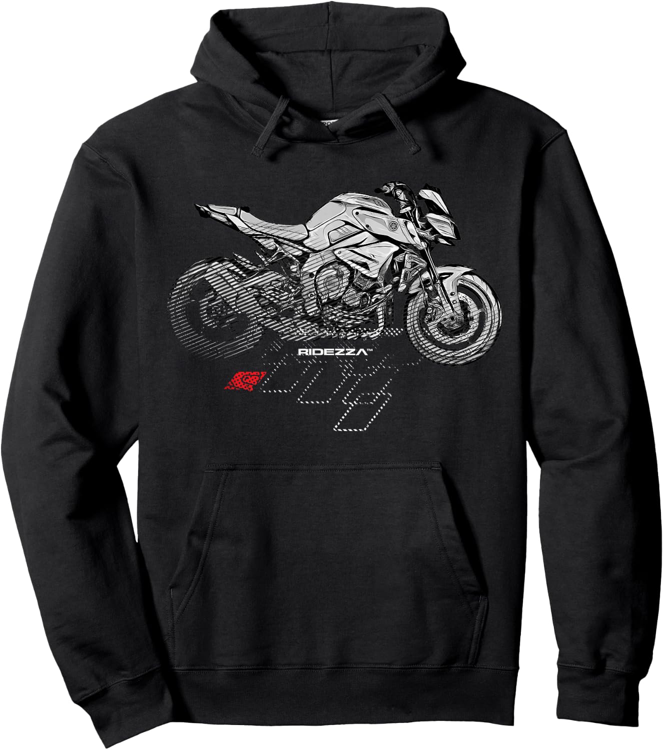 Ridezza SuperGP FZ10 MT10 Motorcyclist Hoodie - Hoodie | Black