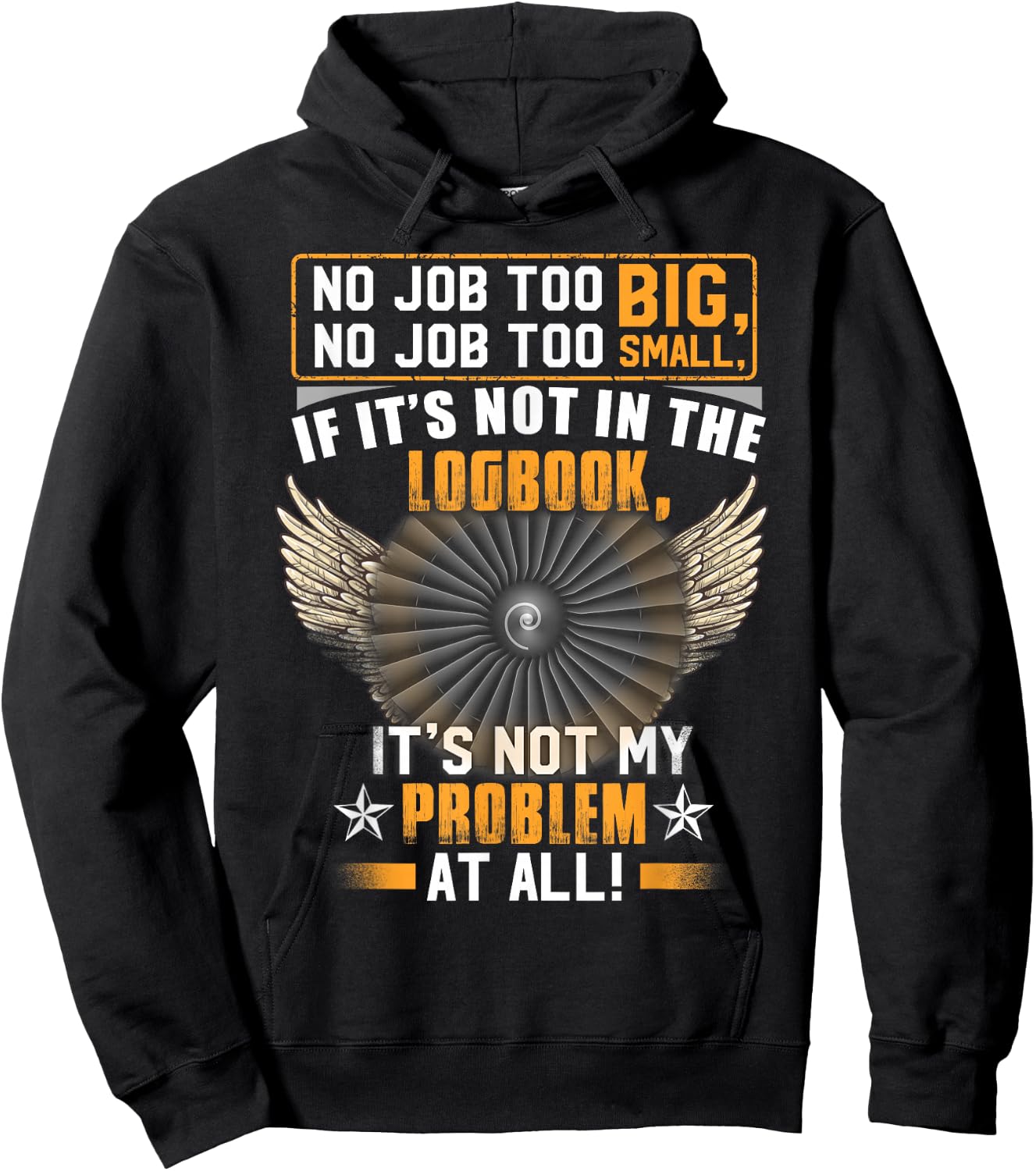 Aircraft Mechanic If It's Not In The Logbook It's Not My Hoodie - Hoodie | Black