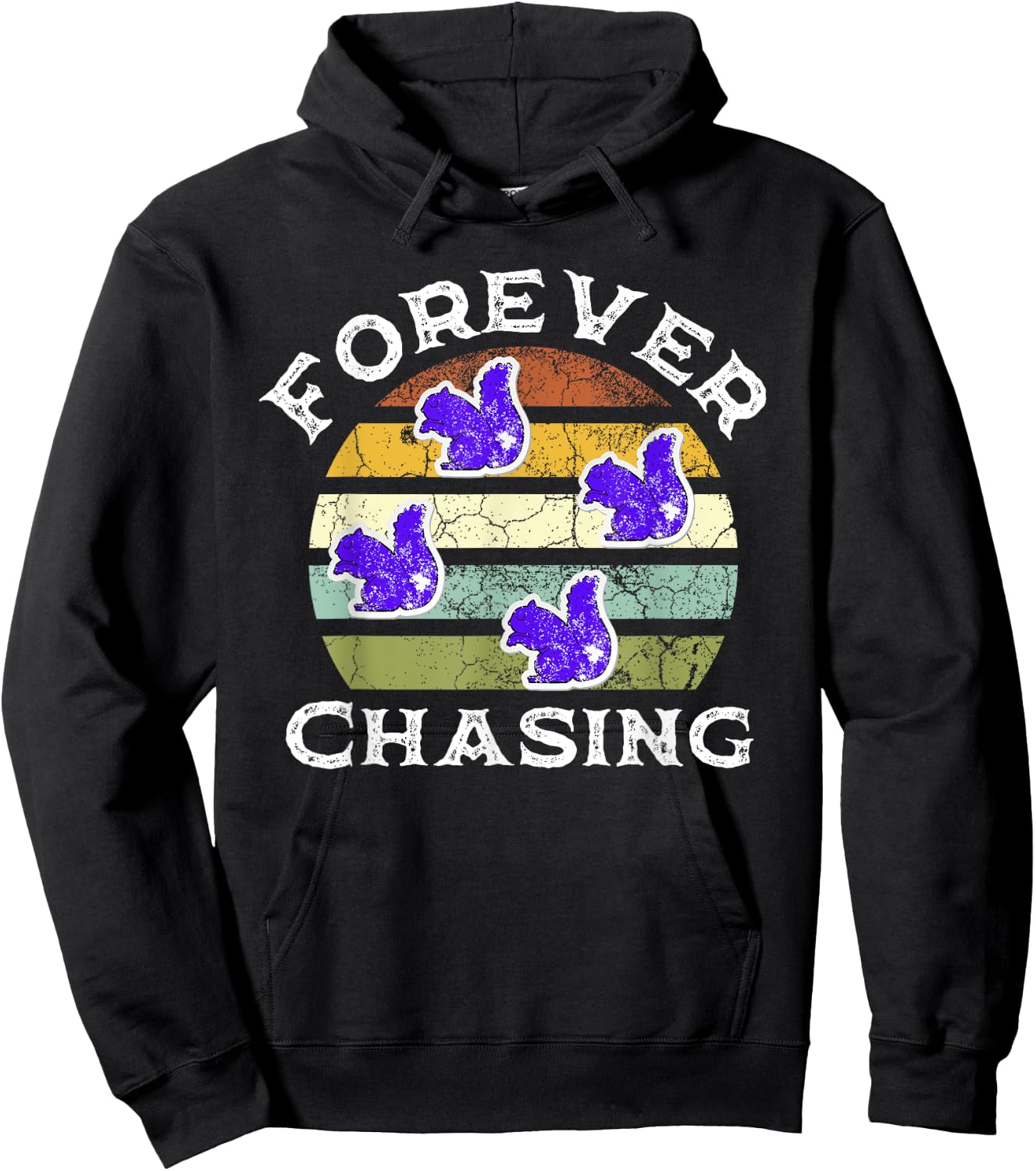 Purple Squirrel Forever Chasing Funny Recruiter Recruiting Hoodie - Hoodie | Black