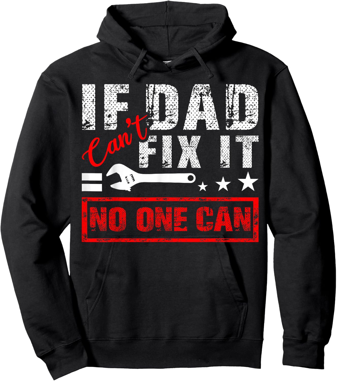 If Dad Can't Fix It No One Can Mechanic Driving Fixing Cars Hoodie - Hoodie | Black