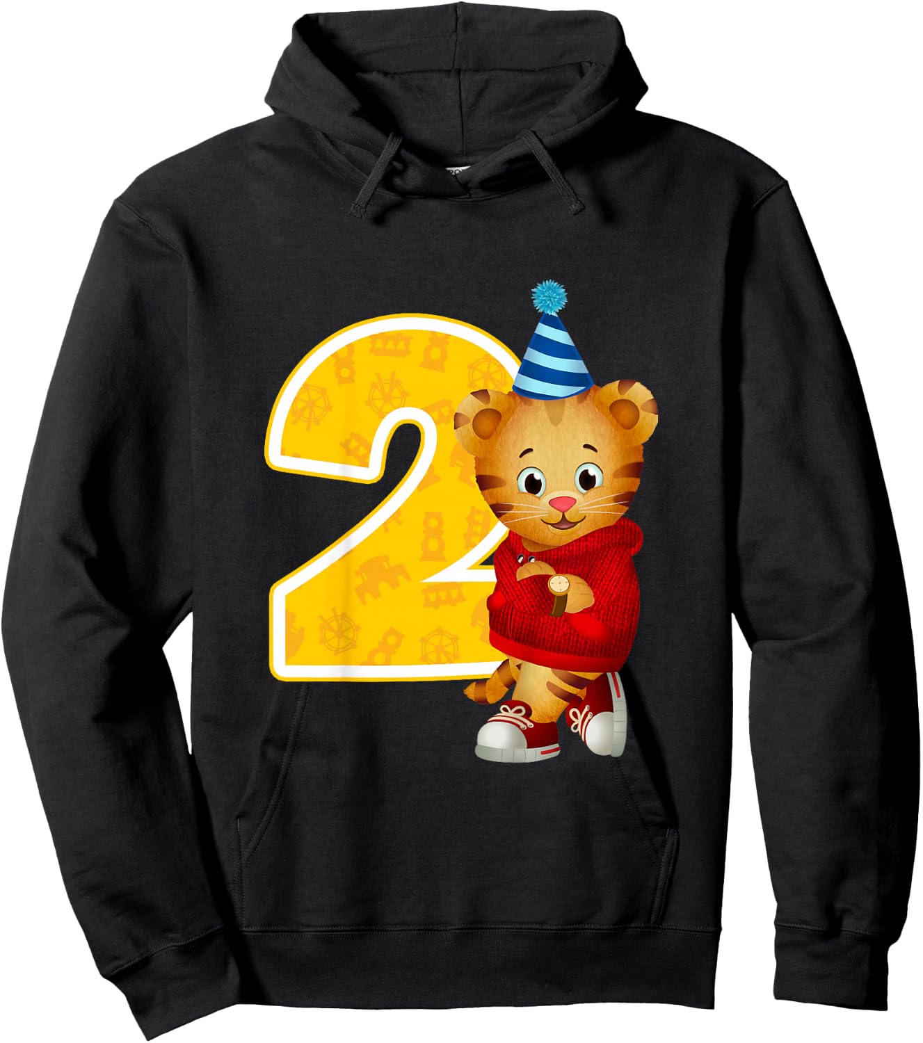 Daniel Tiger's Neighborhood: My 2nd Birthday Hoodie - Hoodie | Black