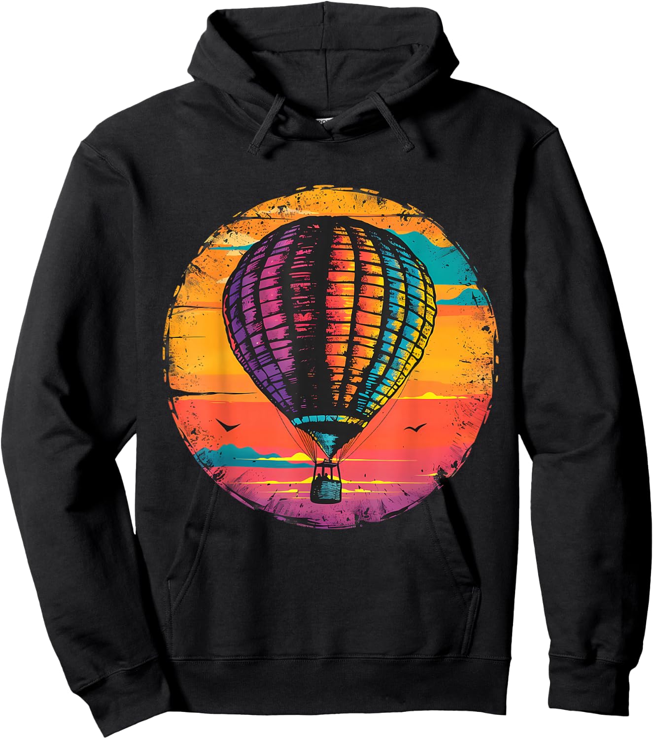 Hot Air Balloon Ride Festival Hot Air Ballooning Hoodie - Hoodie | Black