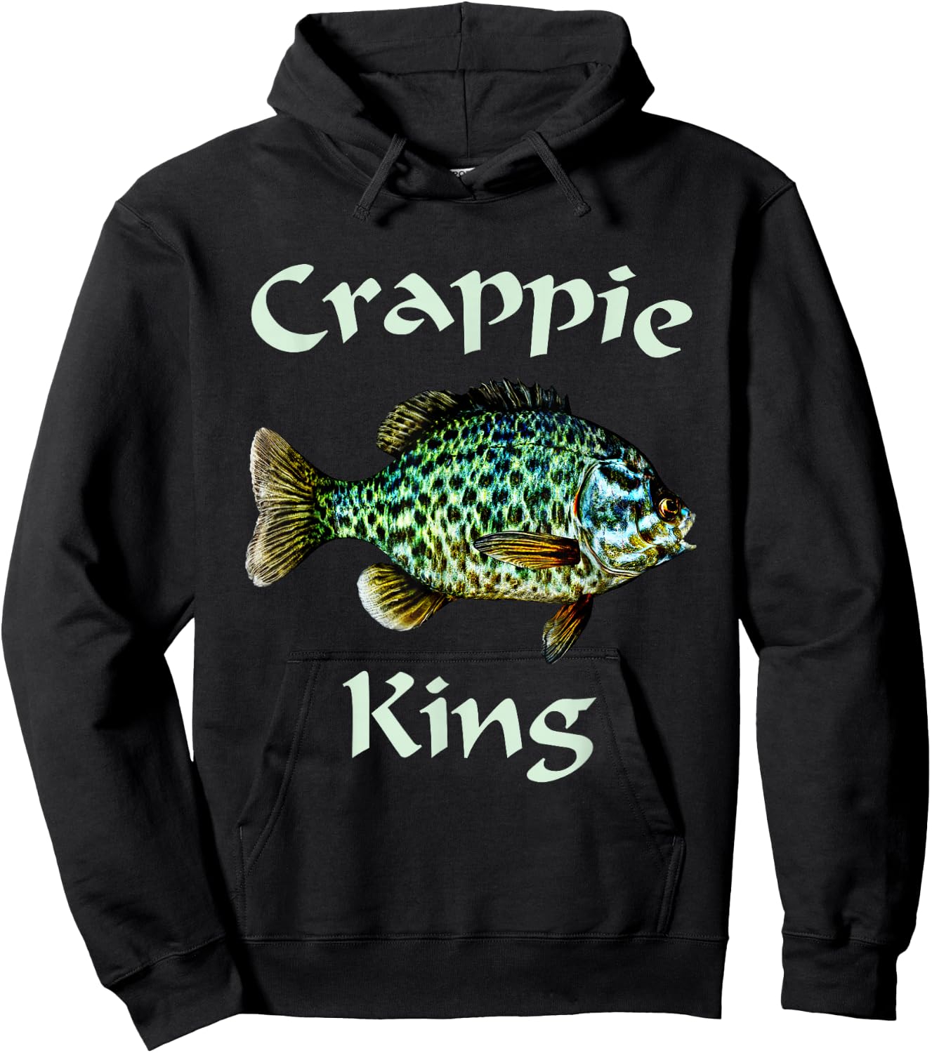 Crappie King Hoodie - Hoodie | Black