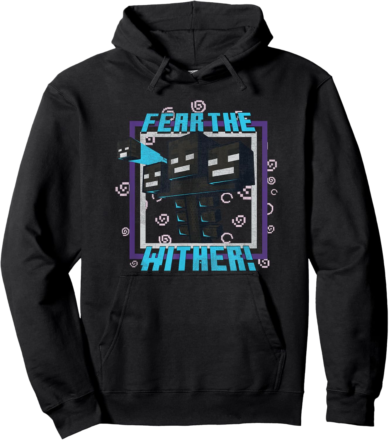 Minecraft Wither Fear The Wither! V2 Hoodie - Hoodie | Black