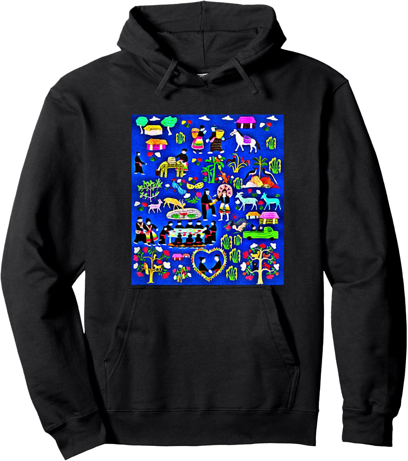 Hmong Love Story Spirit Lock Hoodie - Hoodie | Black