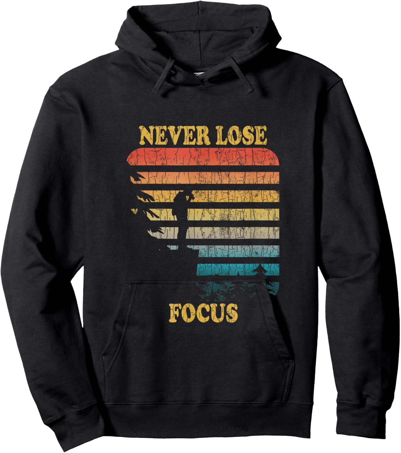 Never Lose Focus Fun Camera Photography Photographer Graphic Hoodie - Hoodie | Black