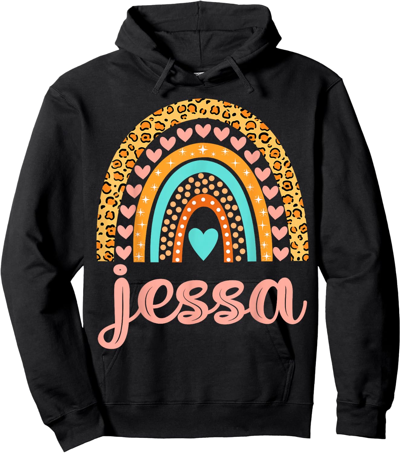 Jessa Jessa Name Birthday Shirt Gift Hoodie - Hoodie | Black