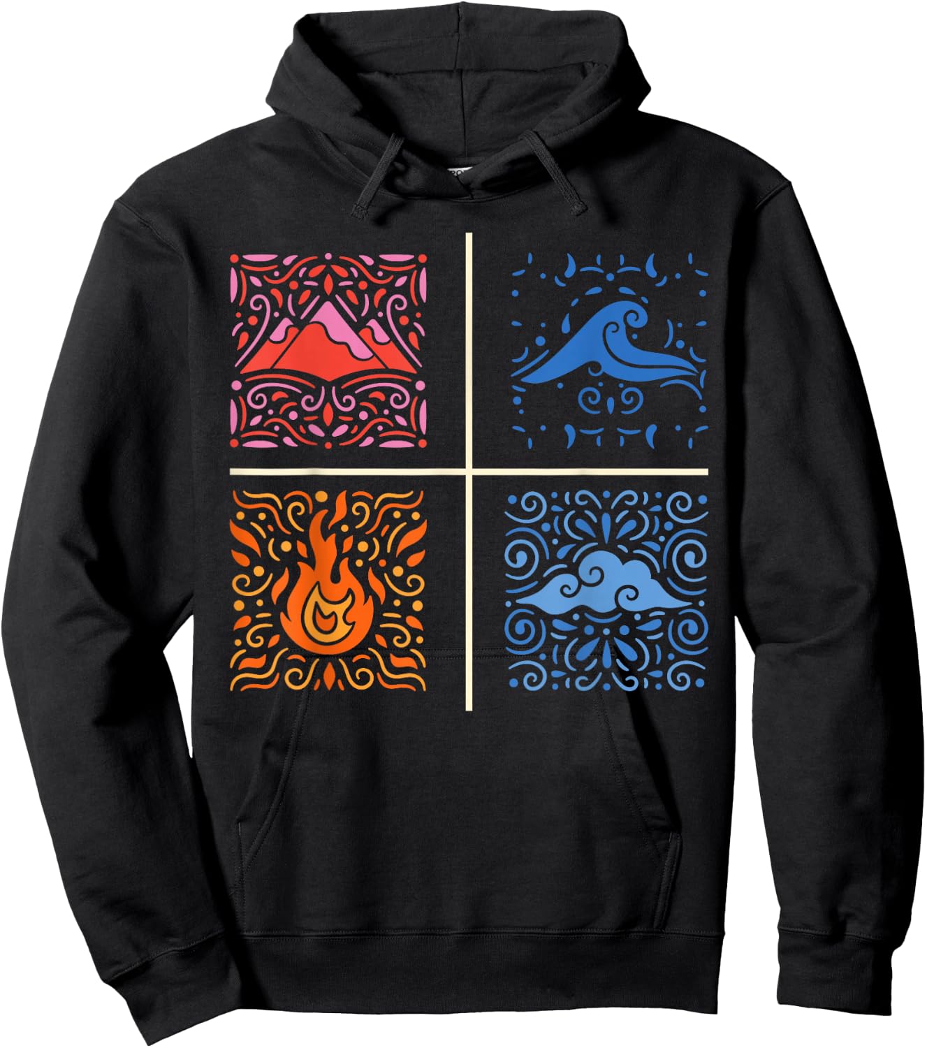 Four Elements Hoodie - Hoodie | Black