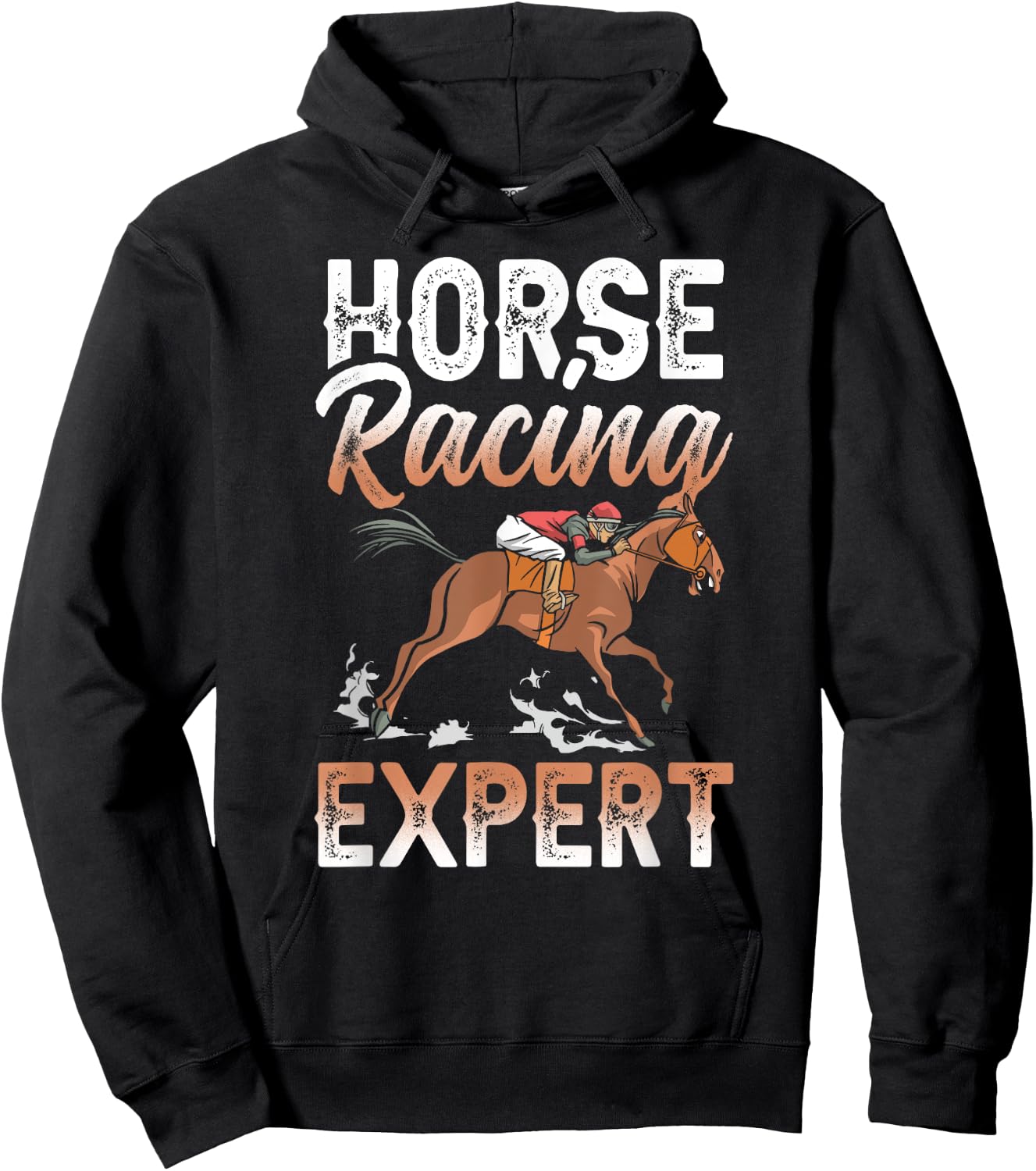 Horse Racing Expert Racer Race Horses Hoodie - Hoodie | Black