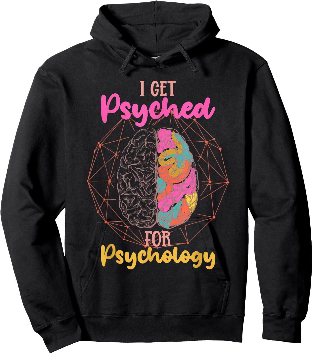 Funny Neuroscientist Psychologist Brain Psychology Hoodie - Hoodie | Black