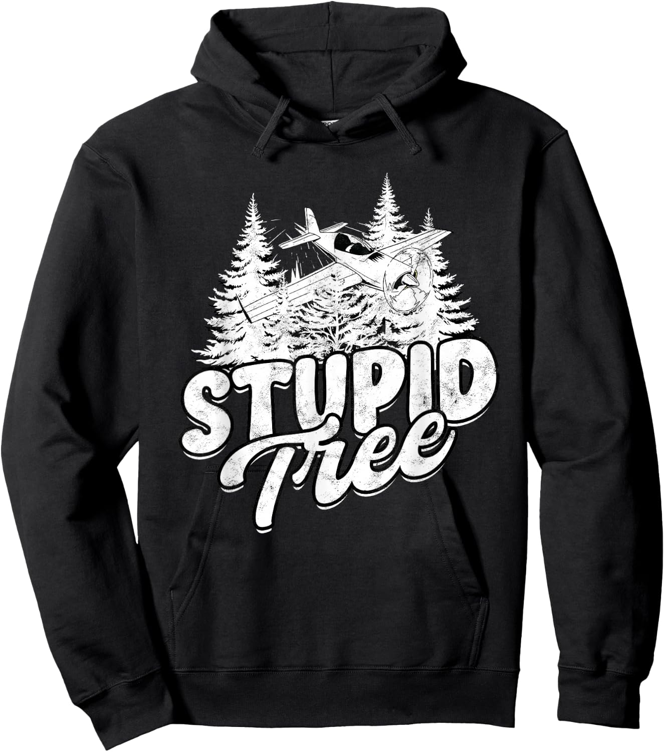 RC Plane Stupid Tree Hoodie - Hoodie | Black