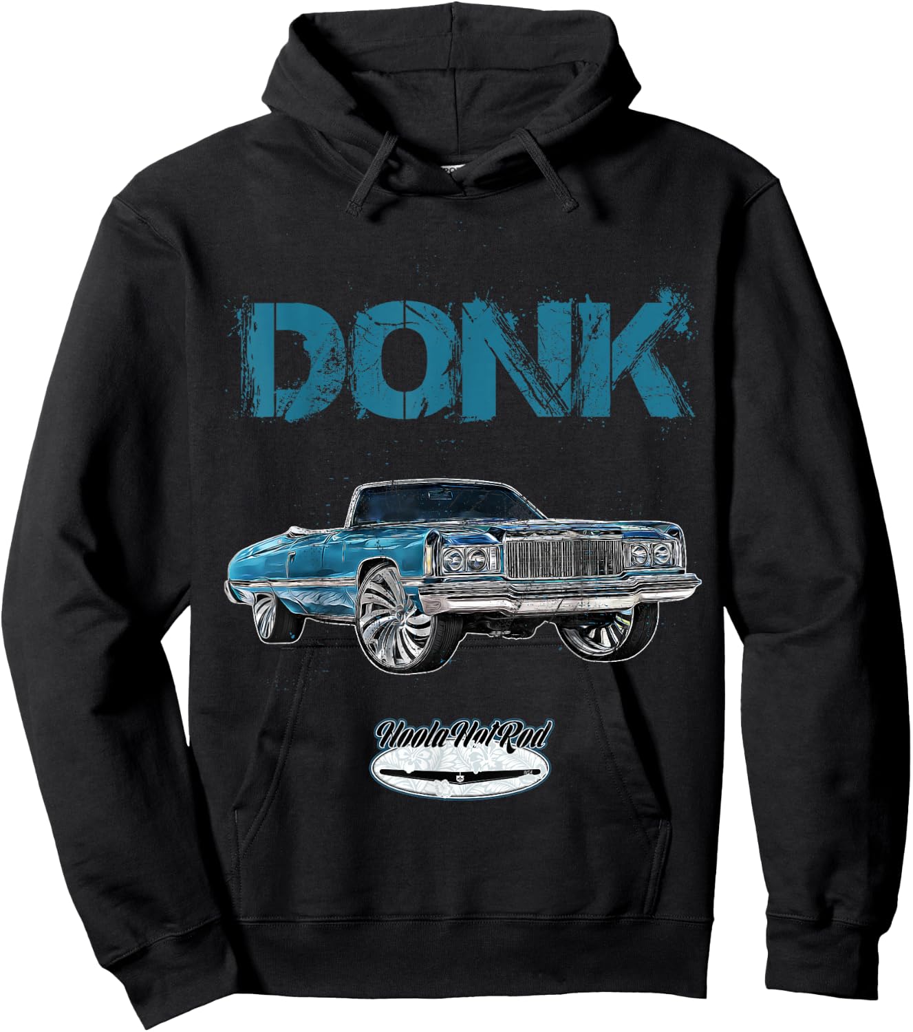 1974 DONK Whip DONK-Car Rap Hip Hop Cali Atlanta Hot Rod USA Hoodie - Hoodie | Black