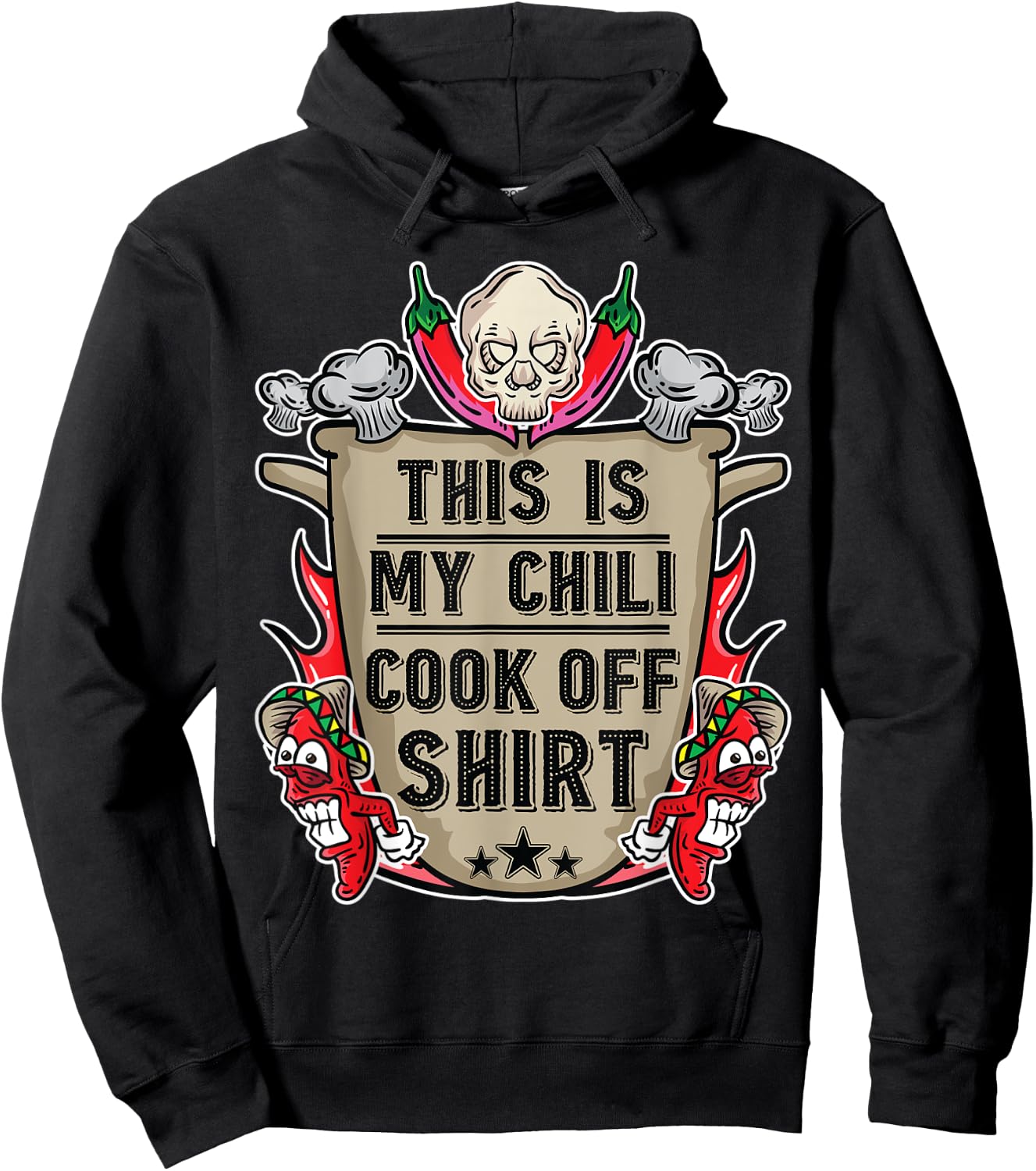 This Is My Chili Cook Off Shirt Cooking Competition Team Hoodie - Hoodie | Black