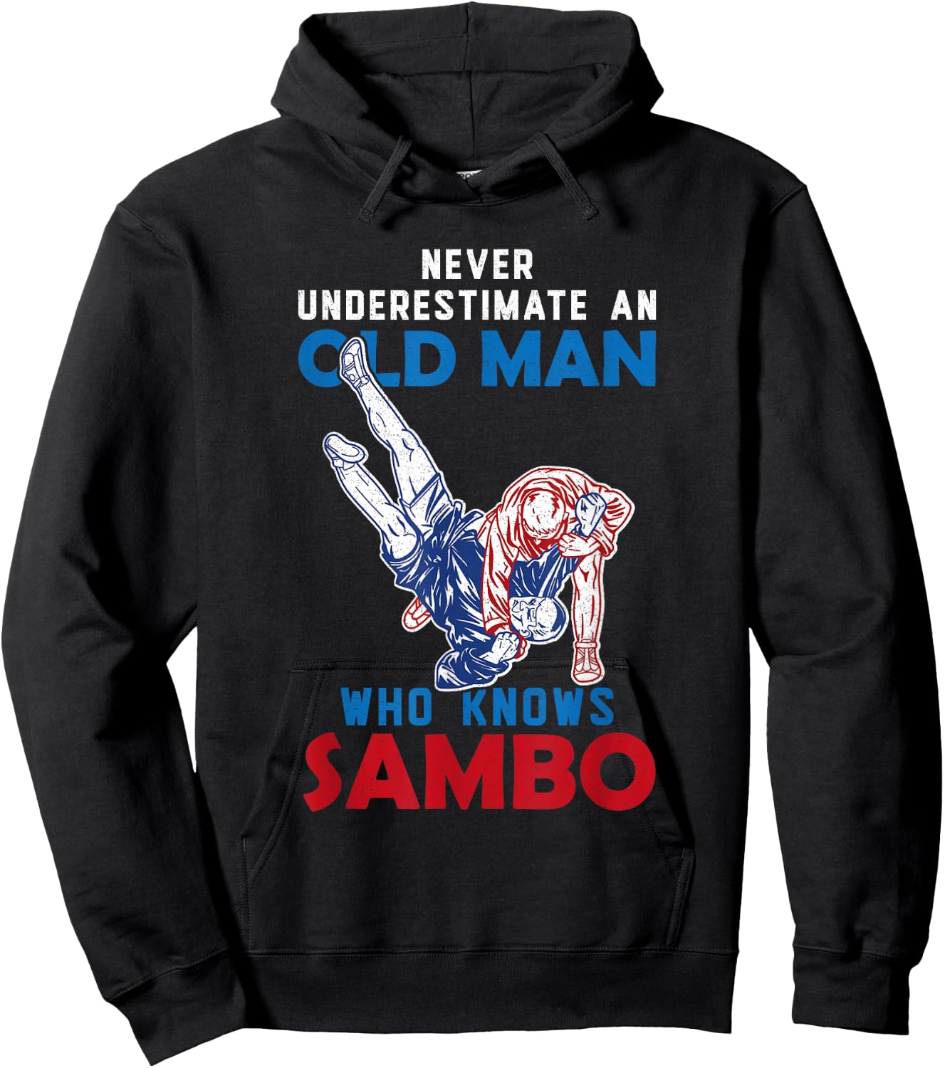 Sambo Rings Martial Arts Russia Soviet Union Martial Arts Hoodie - Hoodie | Black