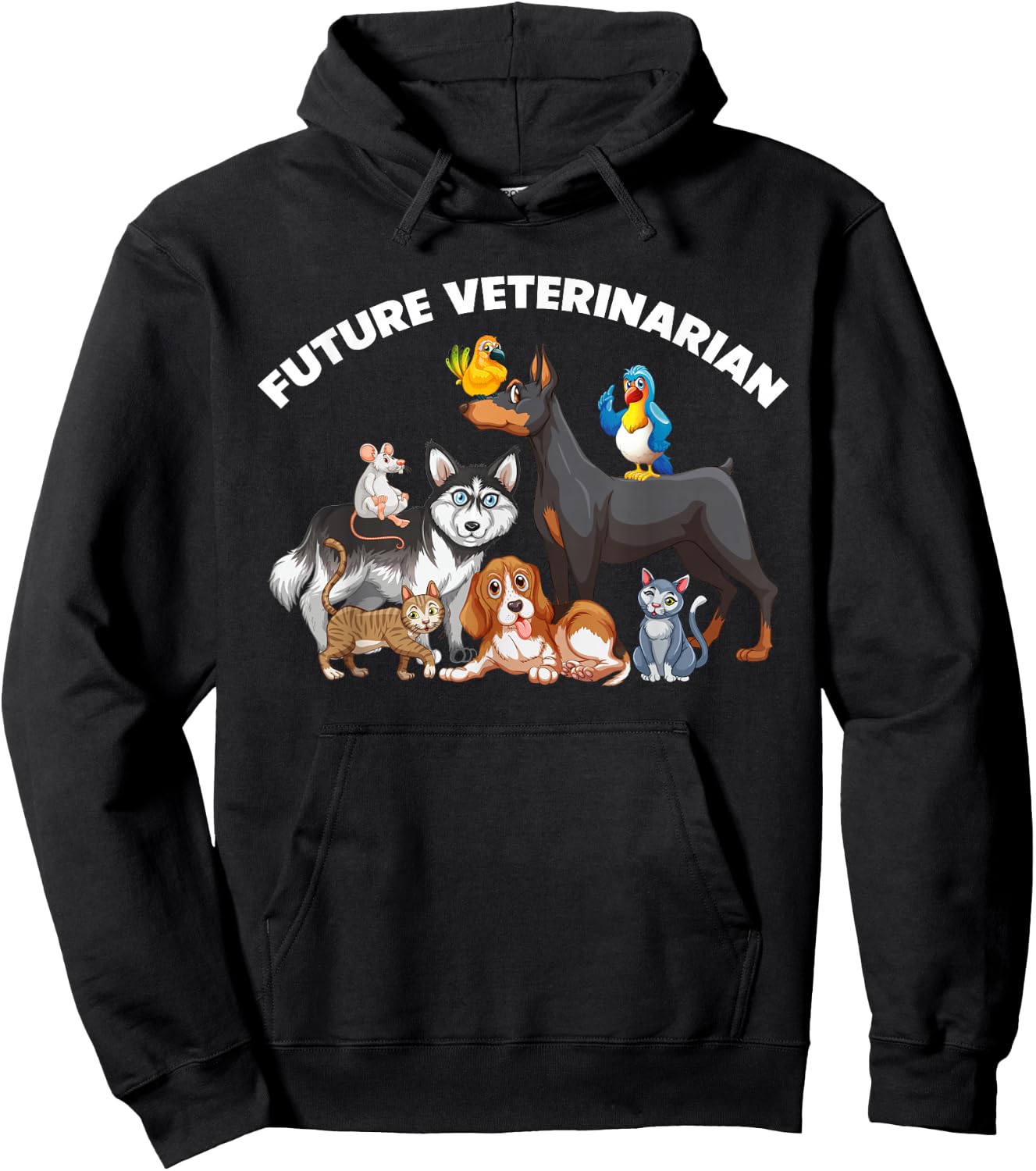 Future Veterinarian Gifts for Kids Boy Girl Vet Assistant Hoodie - Hoodie | Black