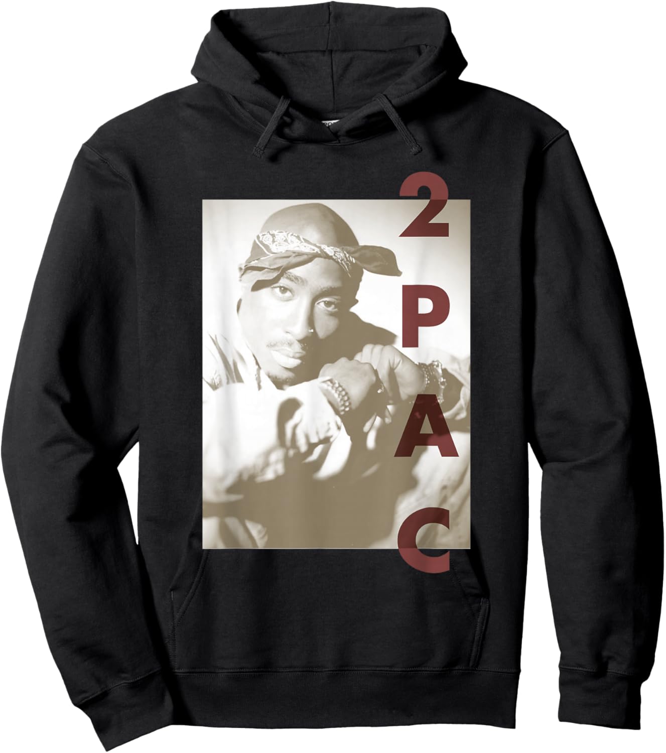 Tupac Tune In Hoodie - Hoodie | Black