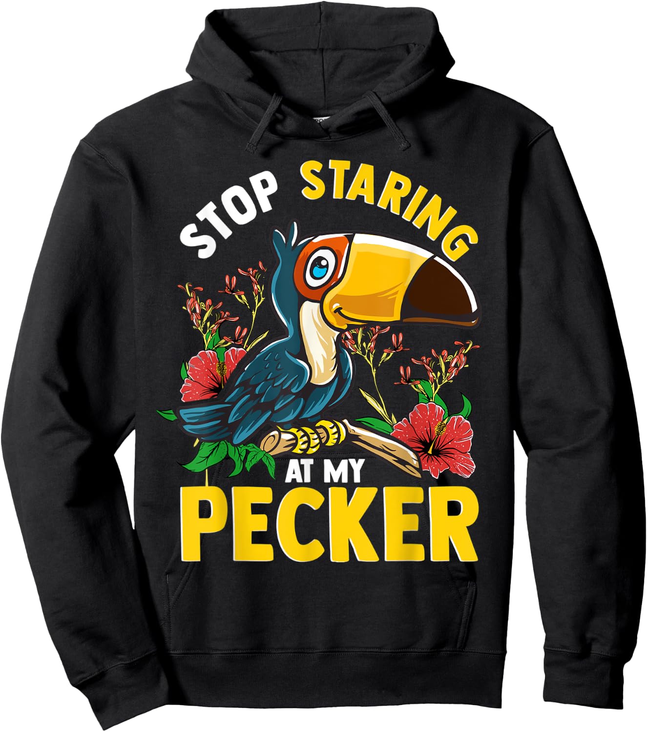 Funny Tucan Hoodie - Hoodie | Black