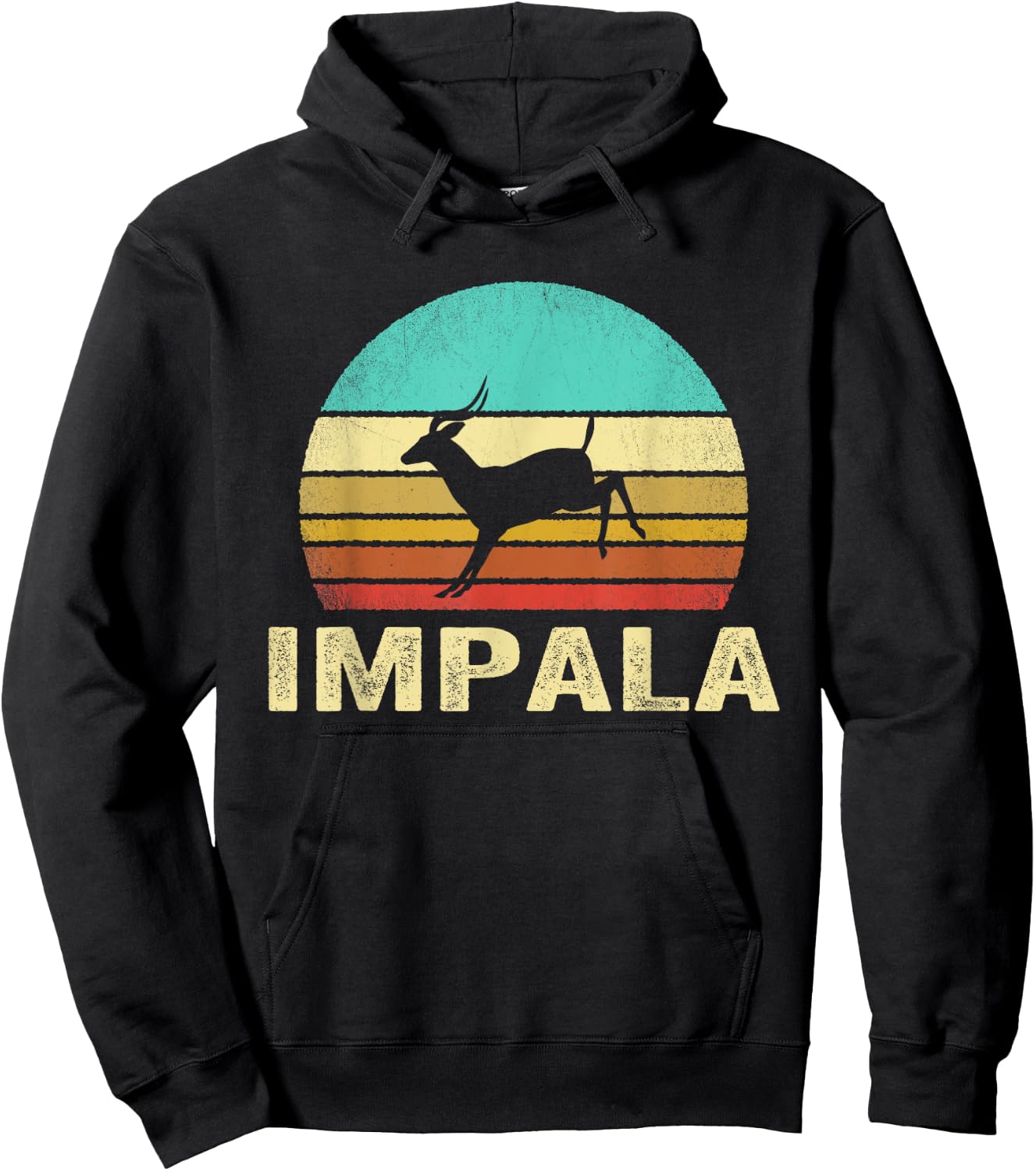 Vintage Impala Shirt Sunset Hoodie - Hoodie | Black