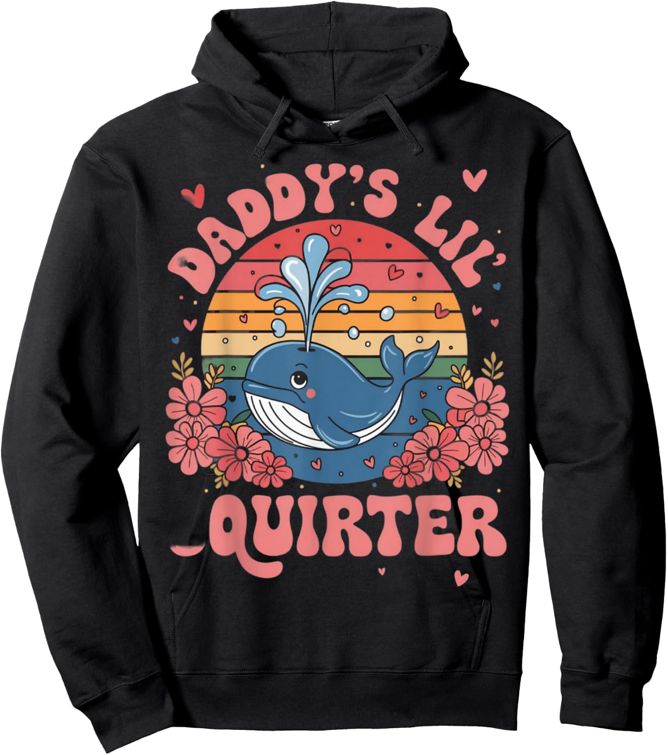 Funny Daddy's Lil' Squirter Inappropriate Adult Humor Meme Hoodie - Hoodie | Black