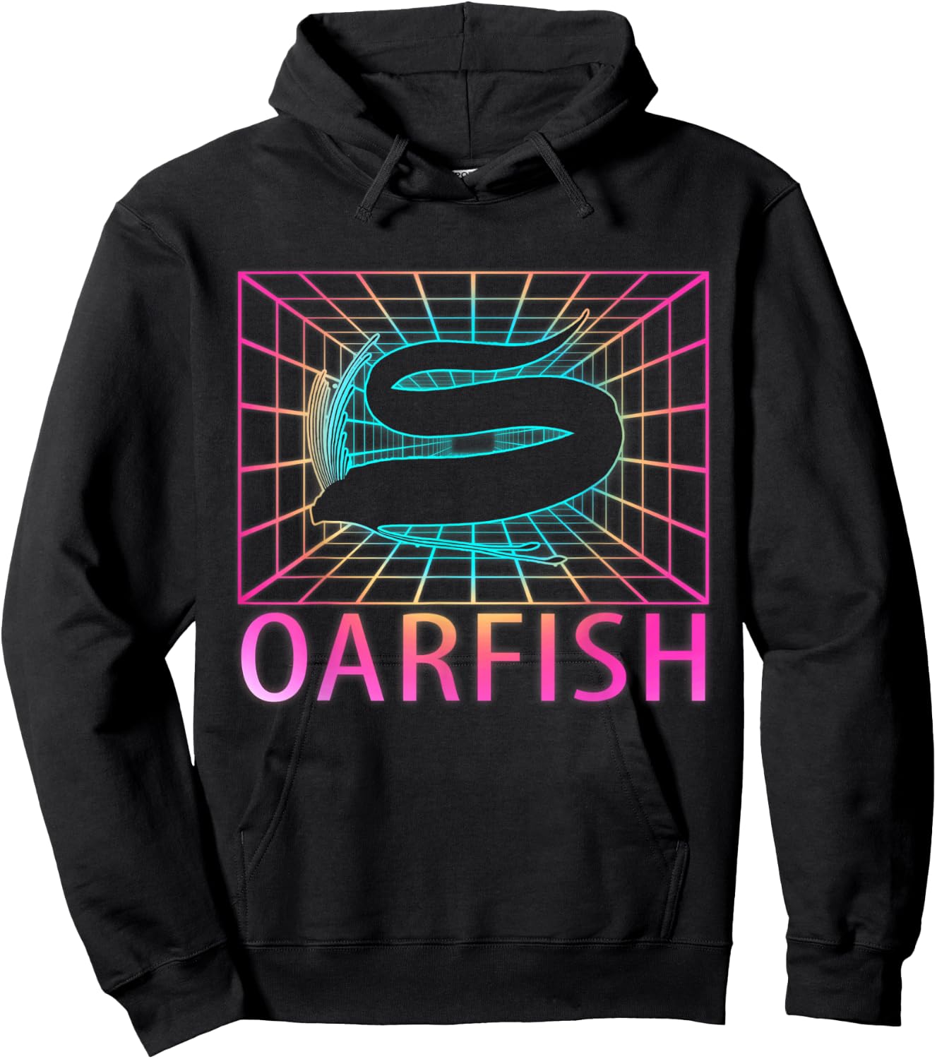 Oarfish Retro Fish Gift Hoodie - Hoodie | Black