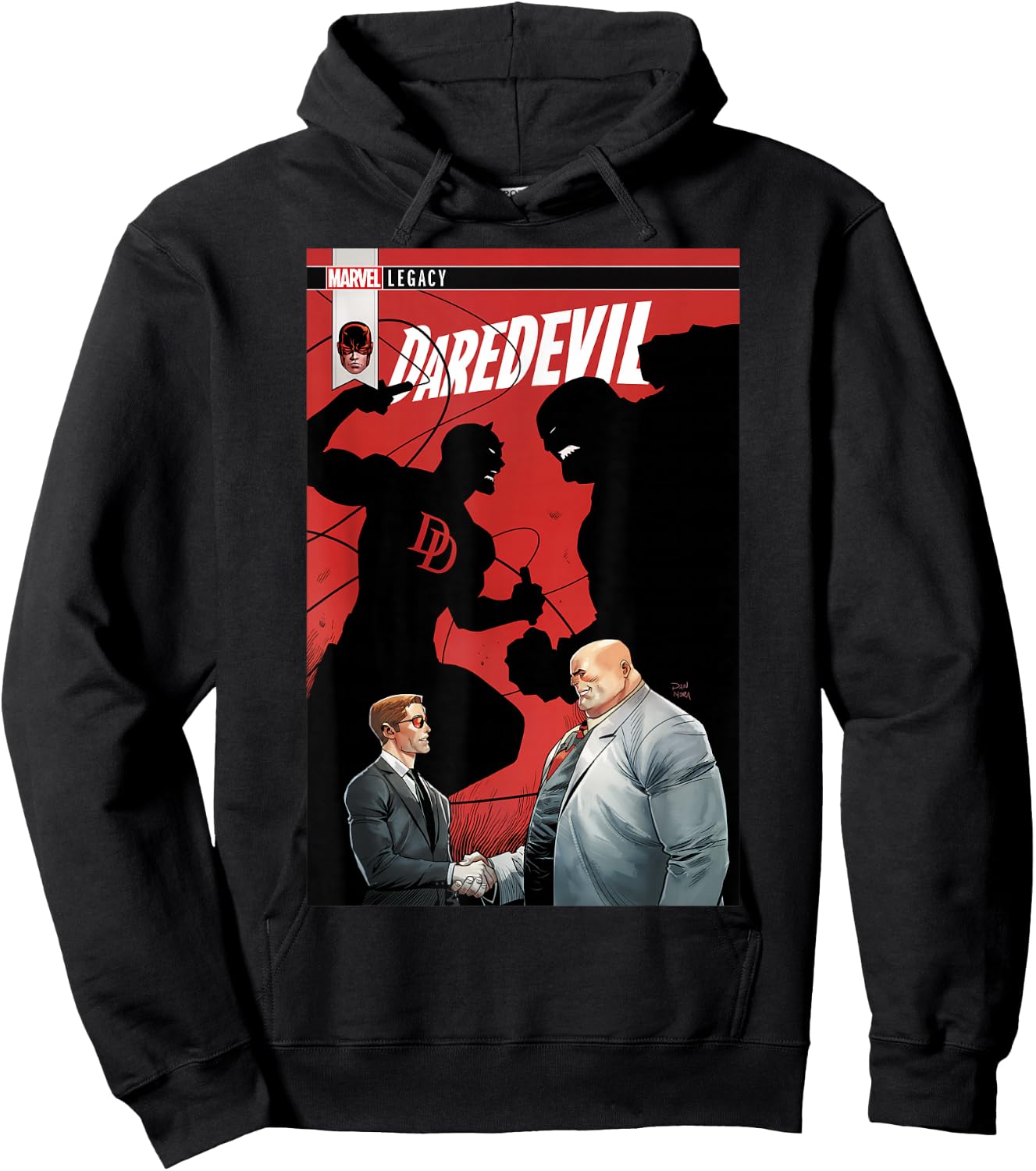 Marvel Daredevil Makes Deal with Kingpin Comic Small Hoodie - Hoodie | Black