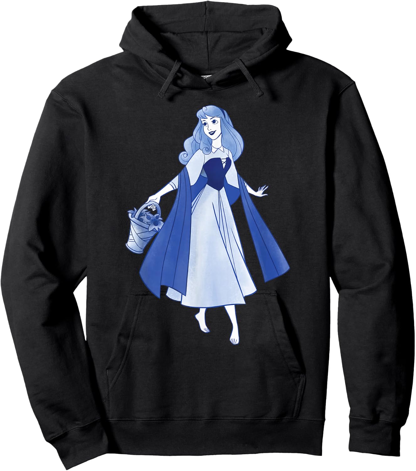 Disney Sleeping Beauty Briar Rose Blue Hoodie - Hoodie | Black