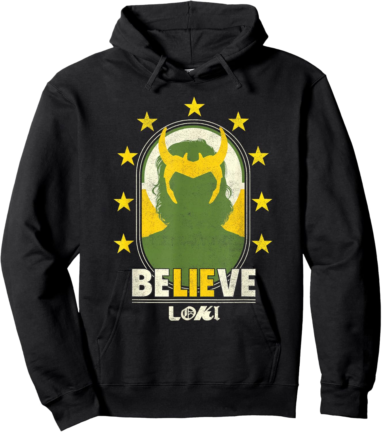 Marvel Loki Green And Gold Hoodie - Hoodie | Black