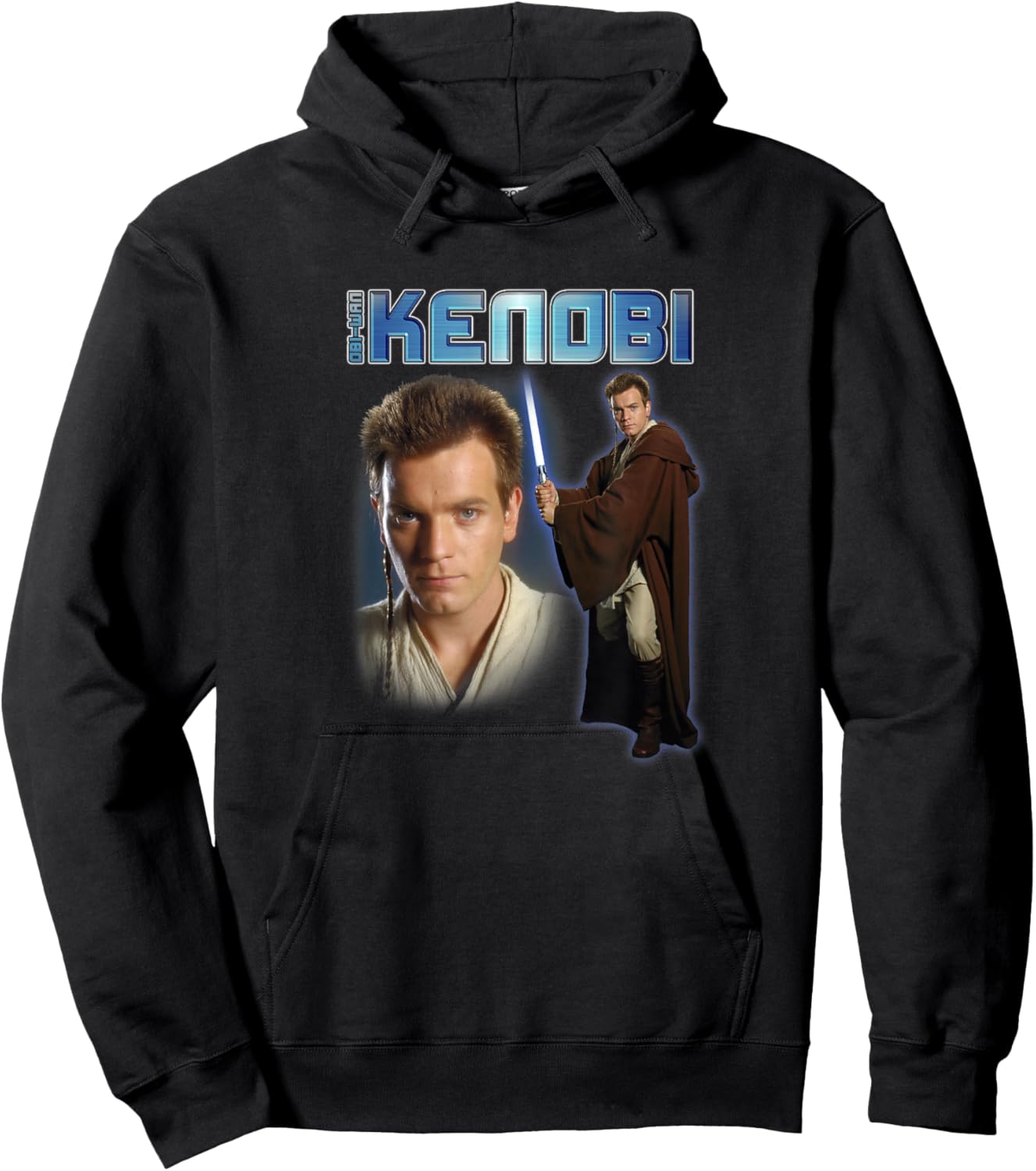 Star Wars Obi-Wan Kenobi Jedi Portrait Hoodie - Hoodie | Black