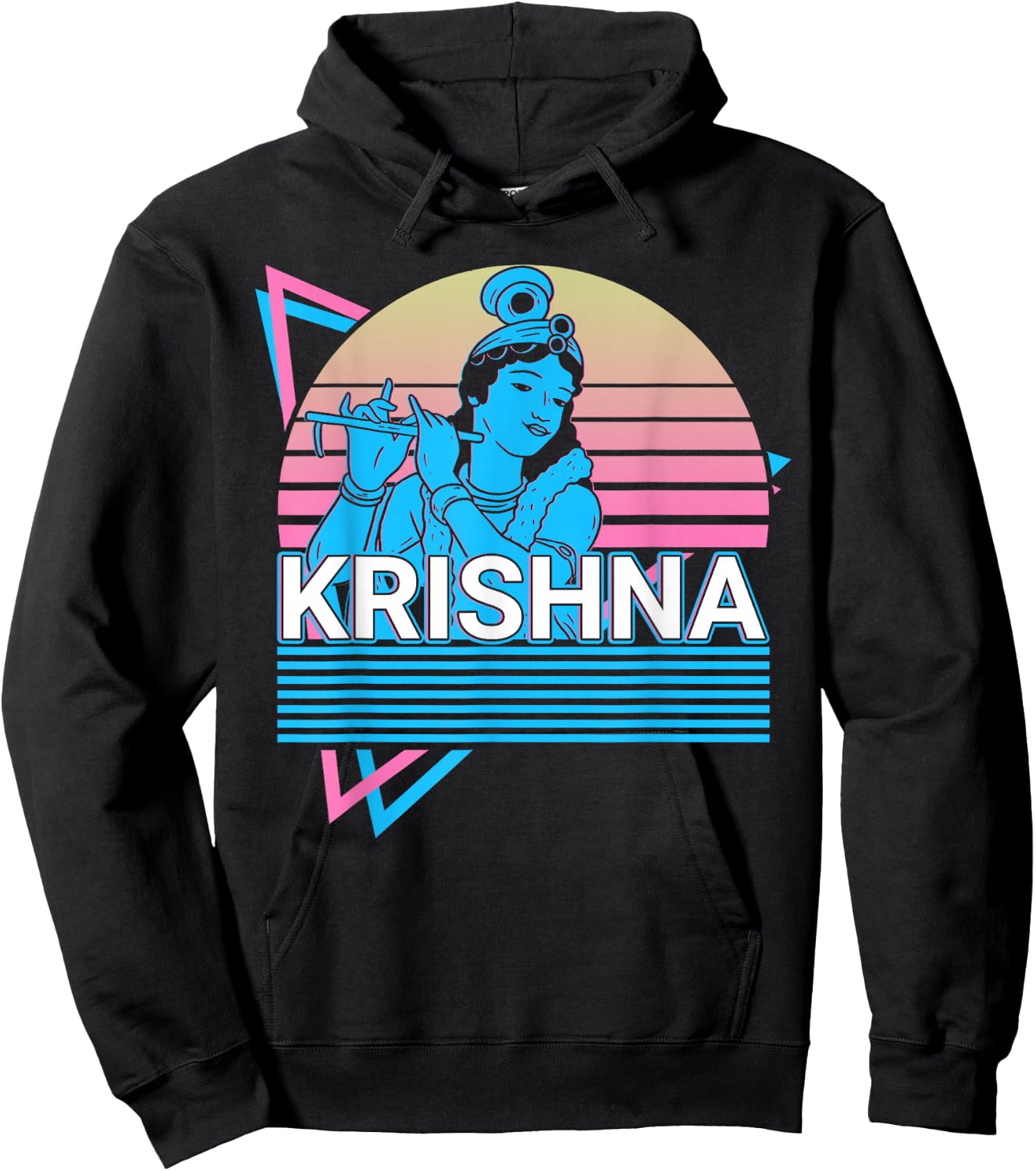 Krishna Hindu God Ancient Hindu Mythology Hoodie - Hoodie | Black