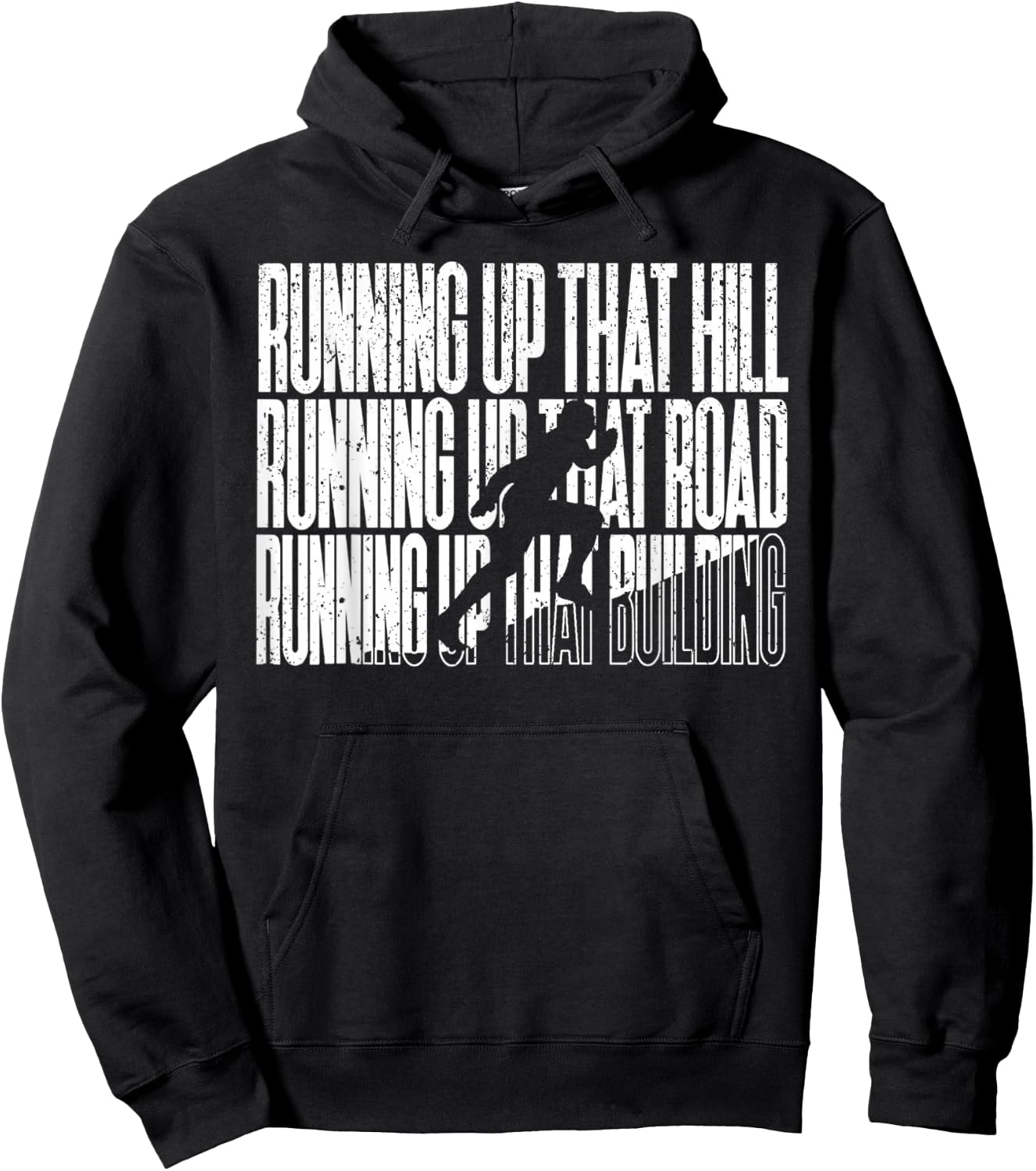Vintage Running Up That Hill Hoodie - Hoodie | Black