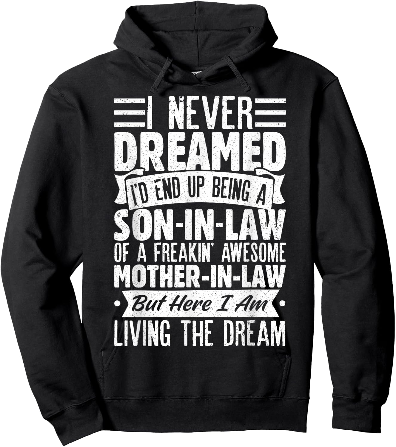 Son In Law Art From Mother In Law Boys Son In Law Hoodie - Hoodie | Black