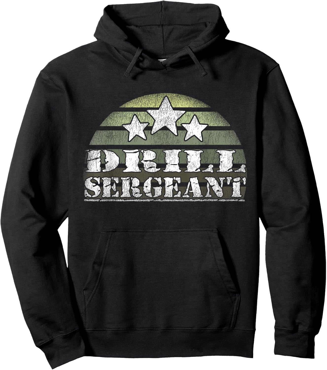 Drill Sergeant Uniform Military Boot Camp Hoodie - Hoodie | Black