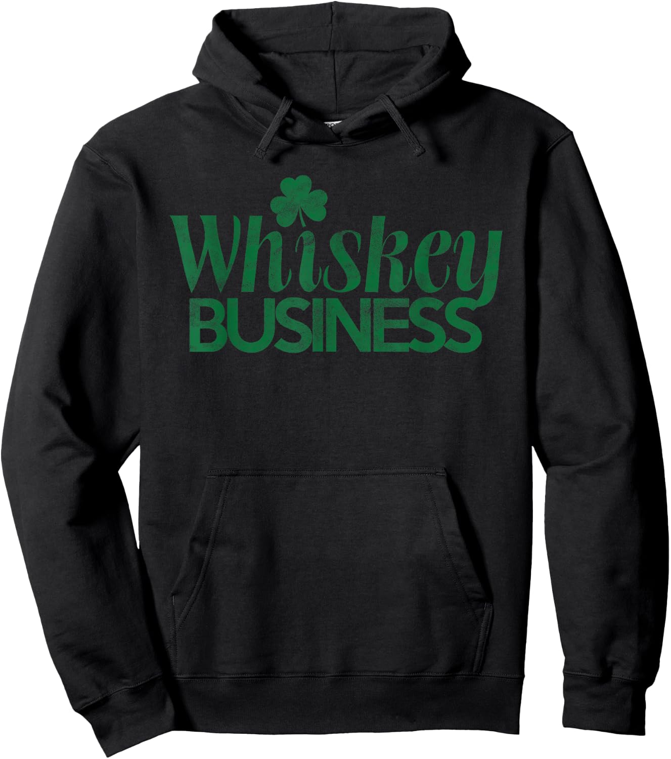 Whiskey Business Funny St. Patricks Day Drinking Team Gift Hoodie - Hoodie | Black