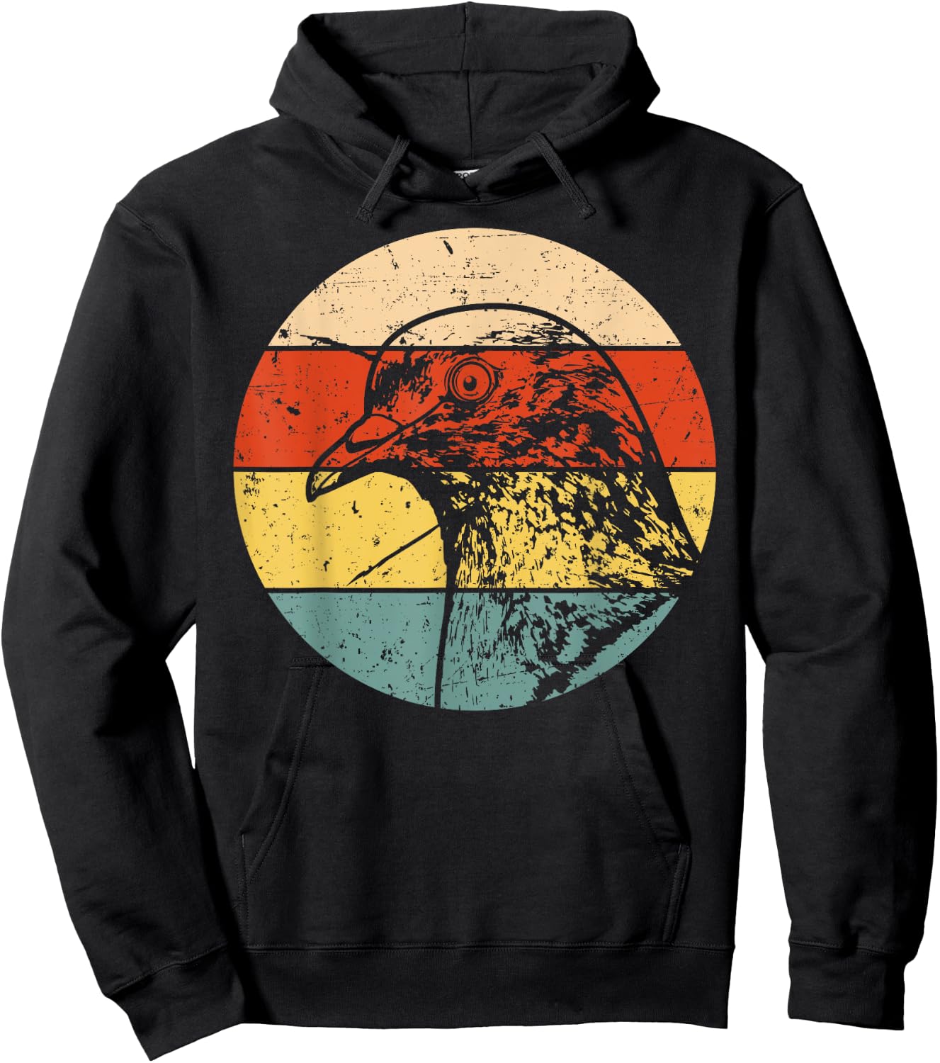 Cool Pigeon Women Pigeon Racing Homing Vintage 80s Hoodie - Hoodie | Black