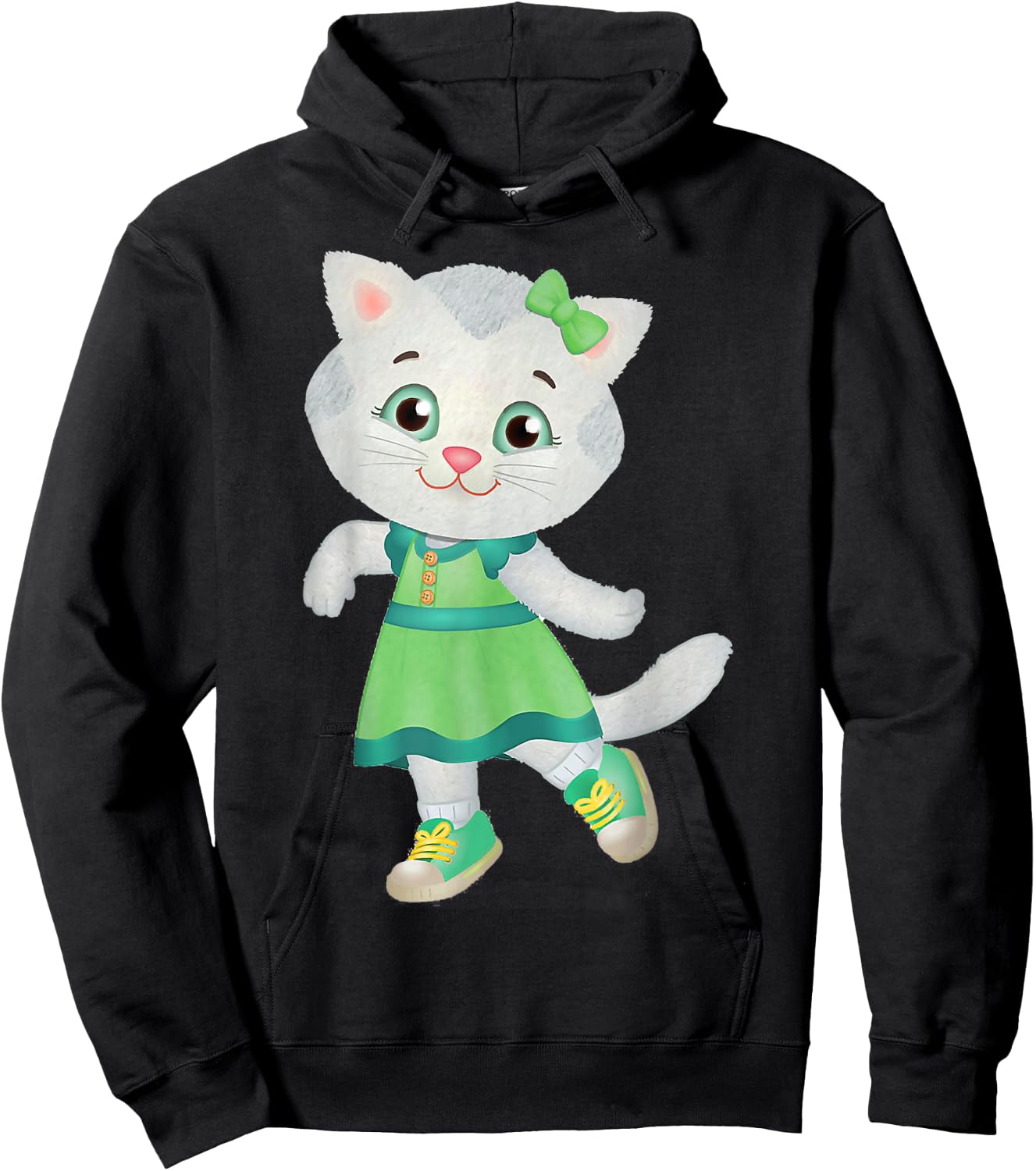 Vebyhogh Katerina Kitty Cat ToddlerKidsAdults Hoodie - Hoodie | Black
