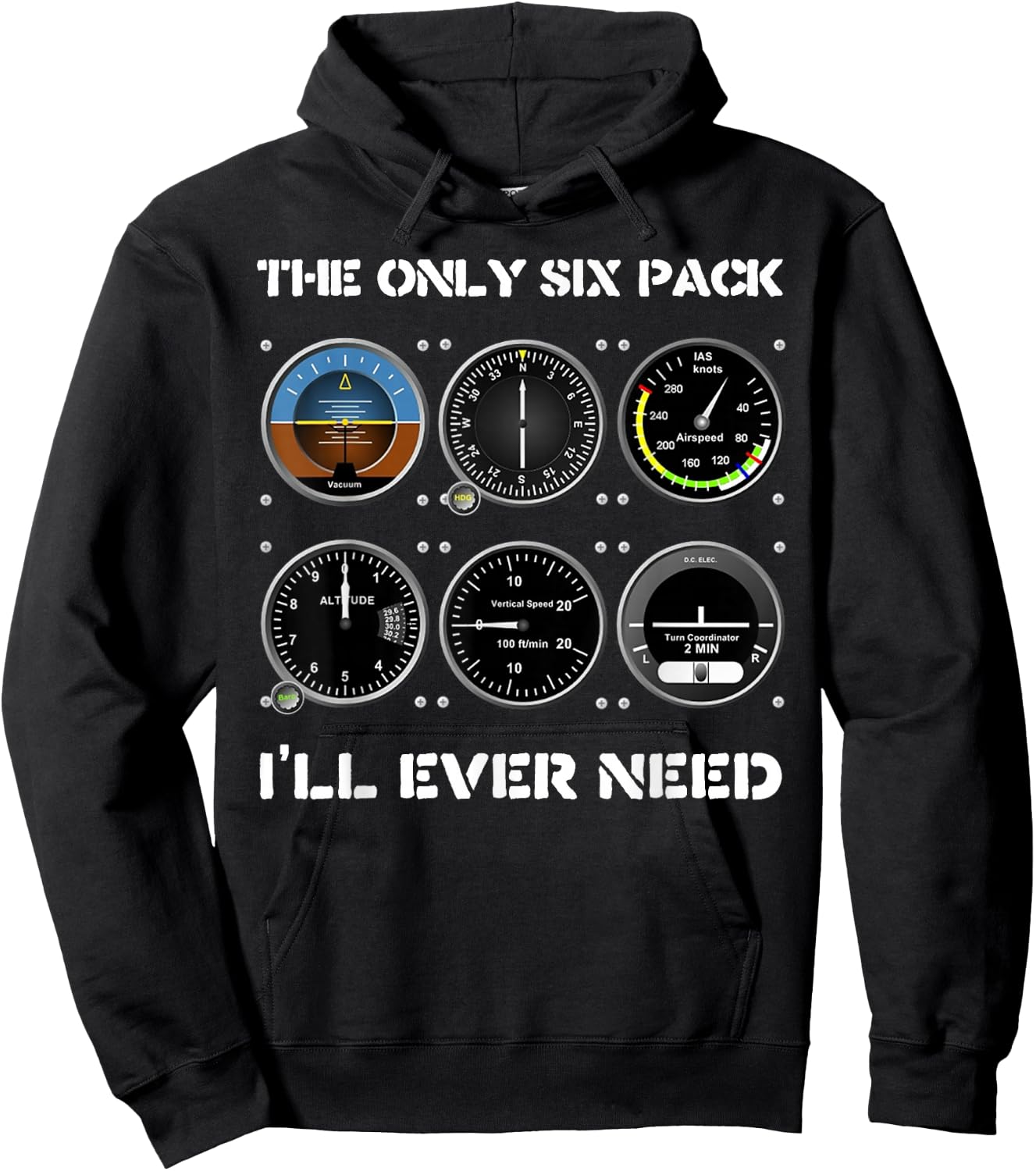 Funny Airplanes Pilot Commercial Pilots Gift Hoodie - Hoodie | Black