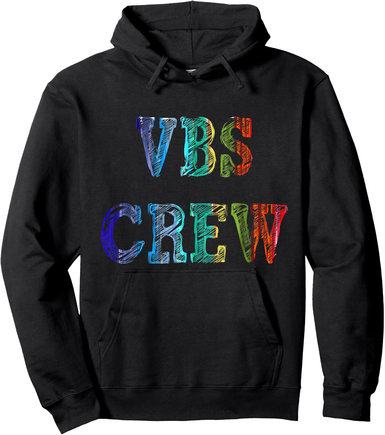 VBS Crew Paint Splatter Vacation Bible School Apparel Hoodie - Hoodie | Black