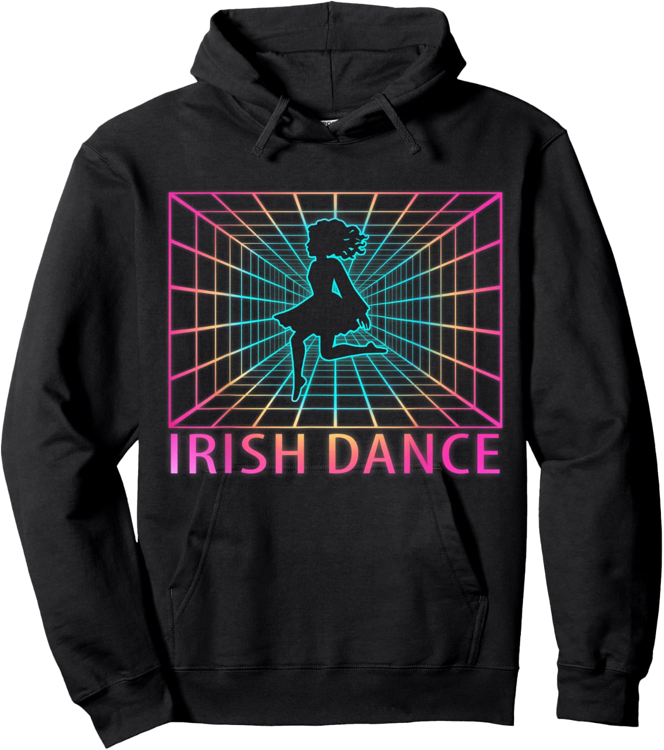 Irish Dance Retro Dancer Gift Hoodie - Hoodie | Black