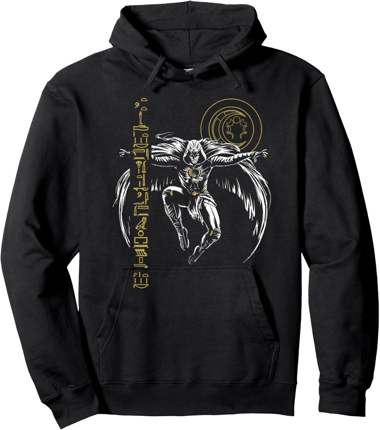 Marvel Moon Knight Action Glyph Poster Hoodie - Hoodie | Black