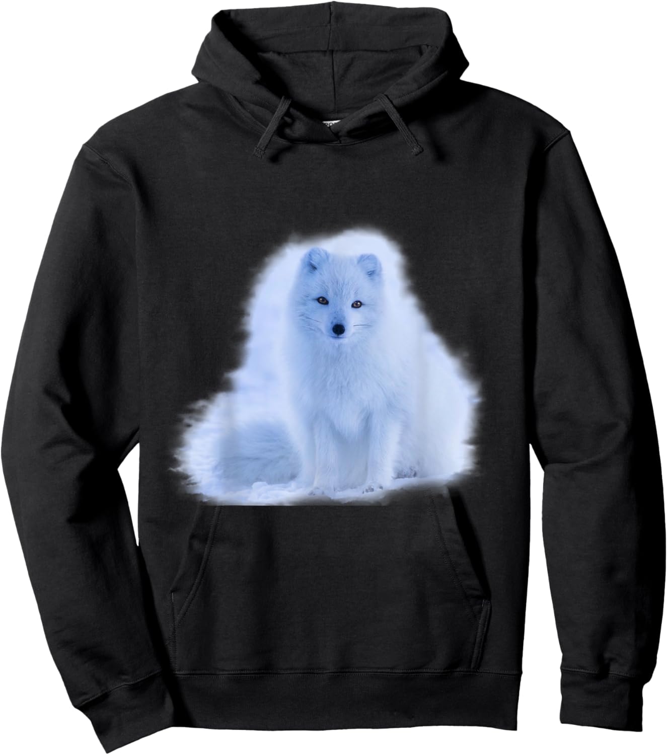 Arctic Fox Ice Fox White Fox Gift Hoodie - Hoodie | Black