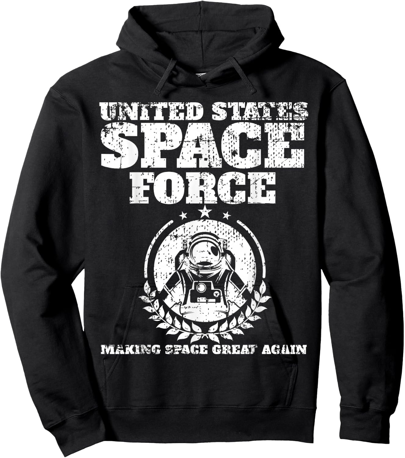United States Space Force Make Space Great Again Hoodie - Hoodie | Black