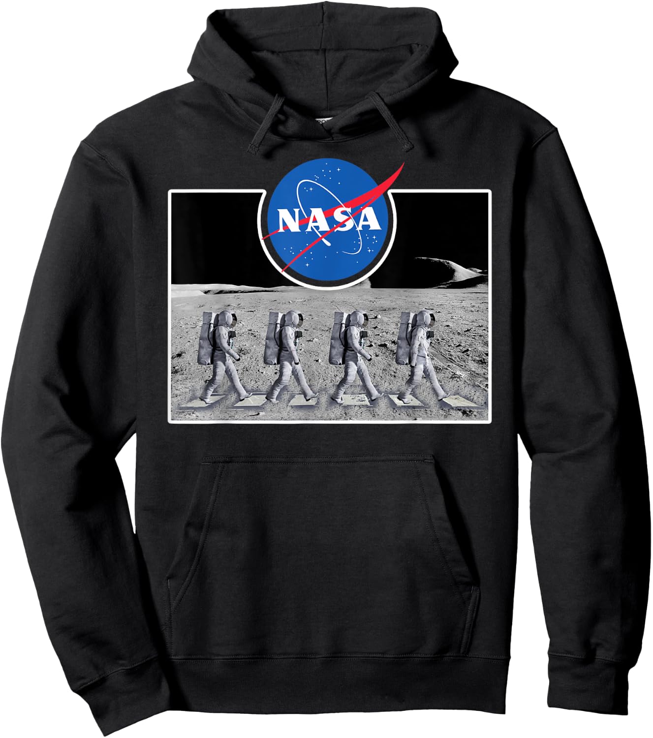 The Official Abbey Astronaut Moon Crossing NASA Hoodie - Hoodie | Black