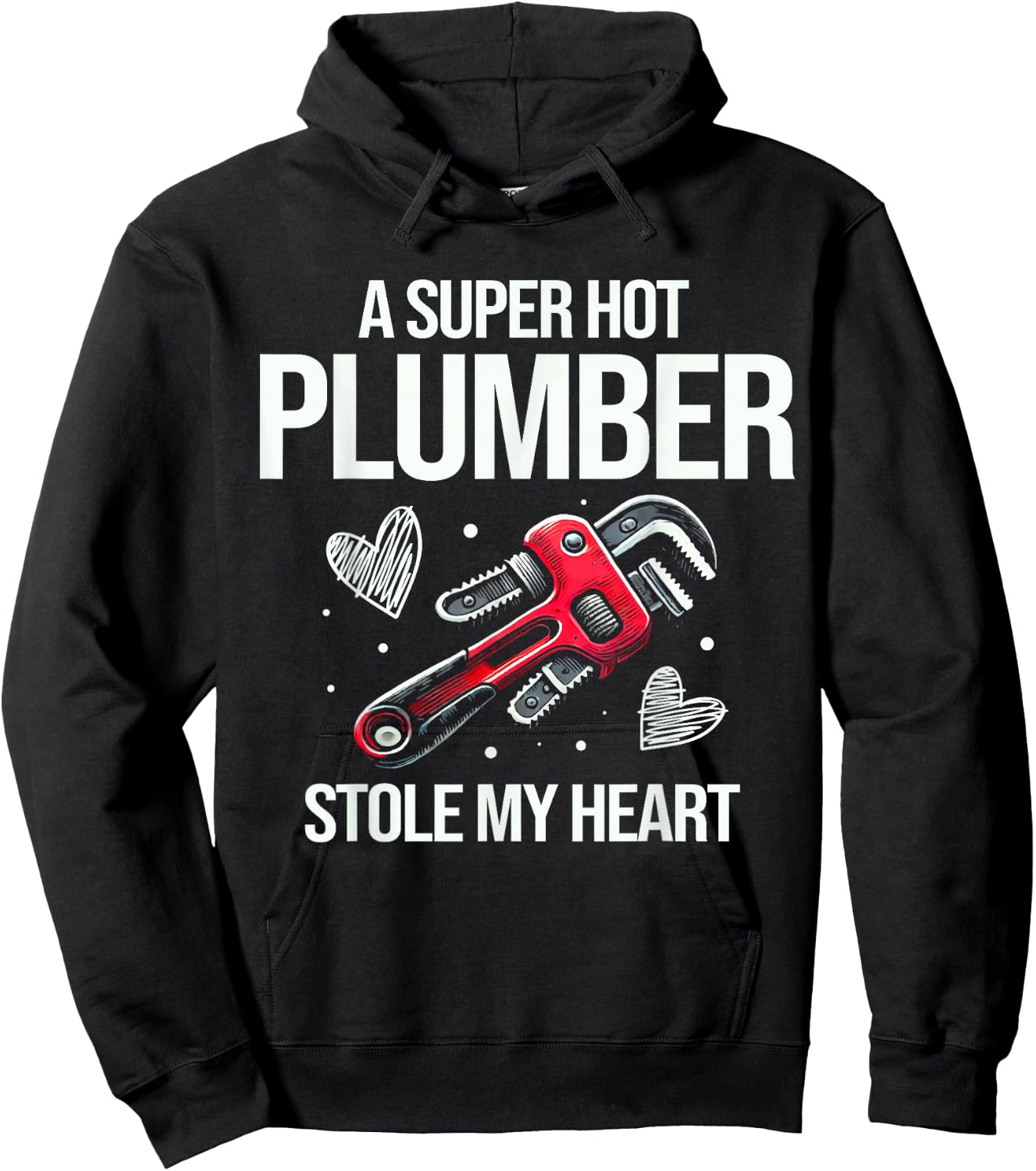 Funny Bigfoot Plumber Quote For Pipefitter Men Hoodie - Hoodie | Black