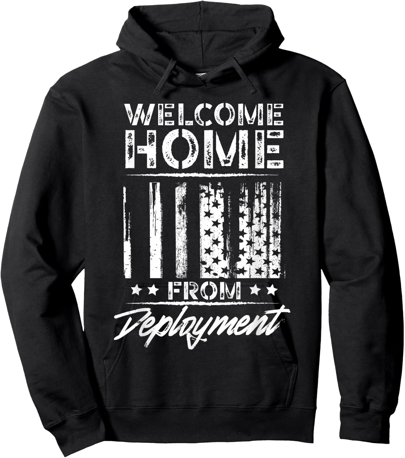 Welcome to Home From Deployment Military Abroad Use Hoodie - Hoodie | Black