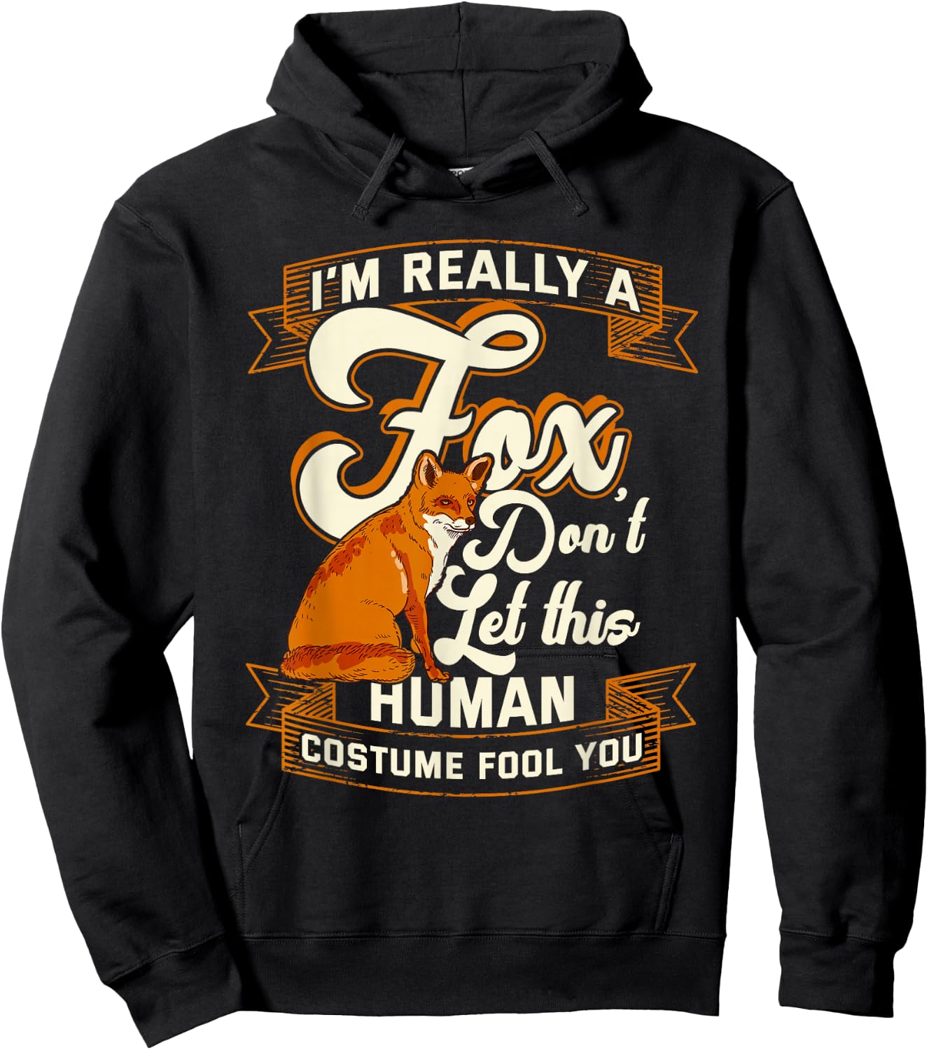 Fox Foxes Smart and Kids Women Hoodie - Hoodie | Black
